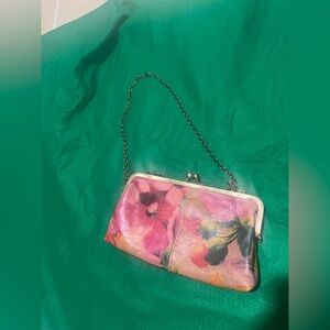 Patricia Nash Pink Floral Clutch